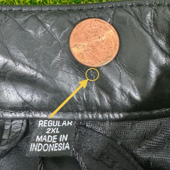 Harley Davidson Victory Sweep Size XXL Leather Jacket Black 98012-21VM **READ** - Picture 11 of 11